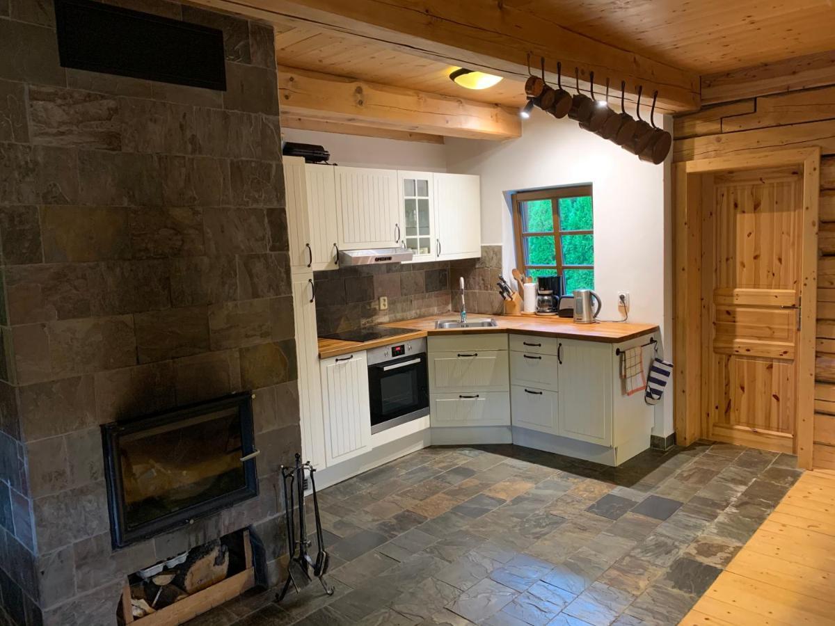 Log Cabin In Czech-Saxon Switzerland Sluknov Exterior photo